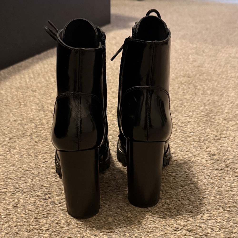 Jeffrey Campbell Legion Lace-Up Ankle Boots - Picture 3 of 4